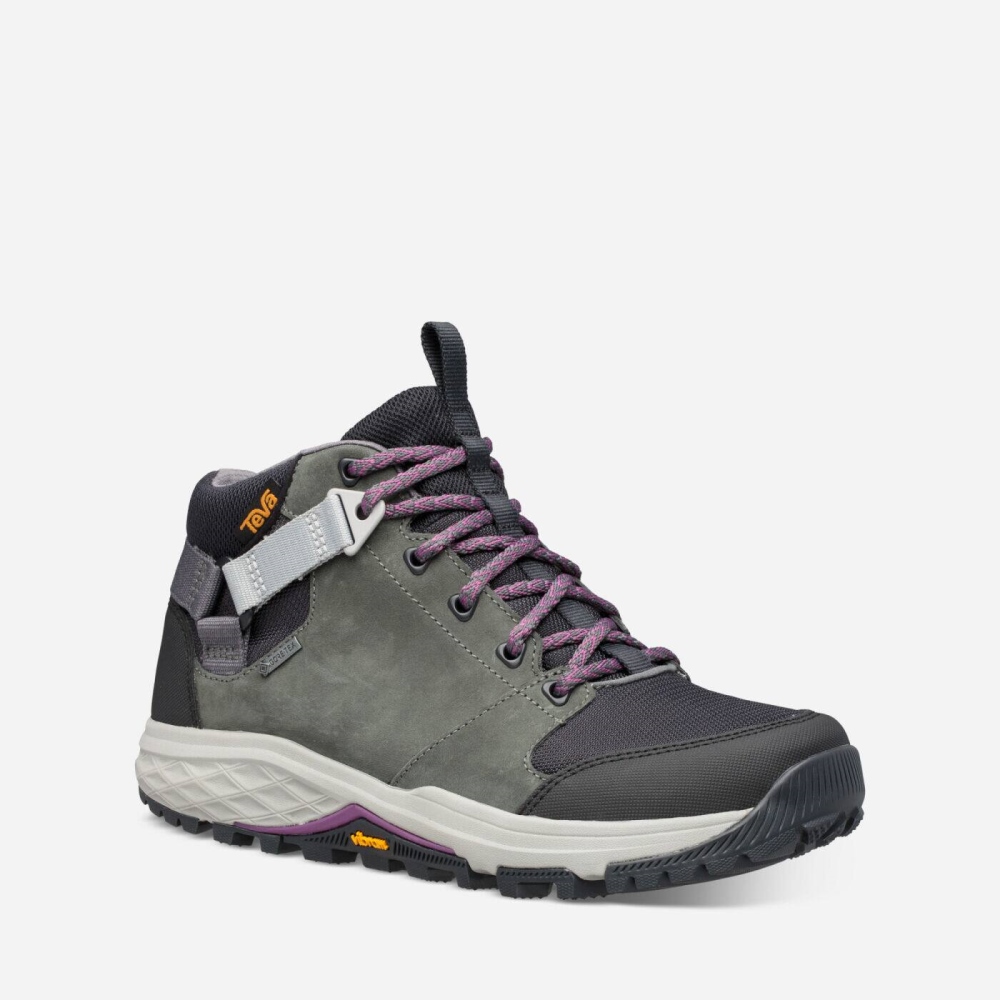 Dark Grey Women's Teva Grandview GTX Boots | 431-IODVZJ