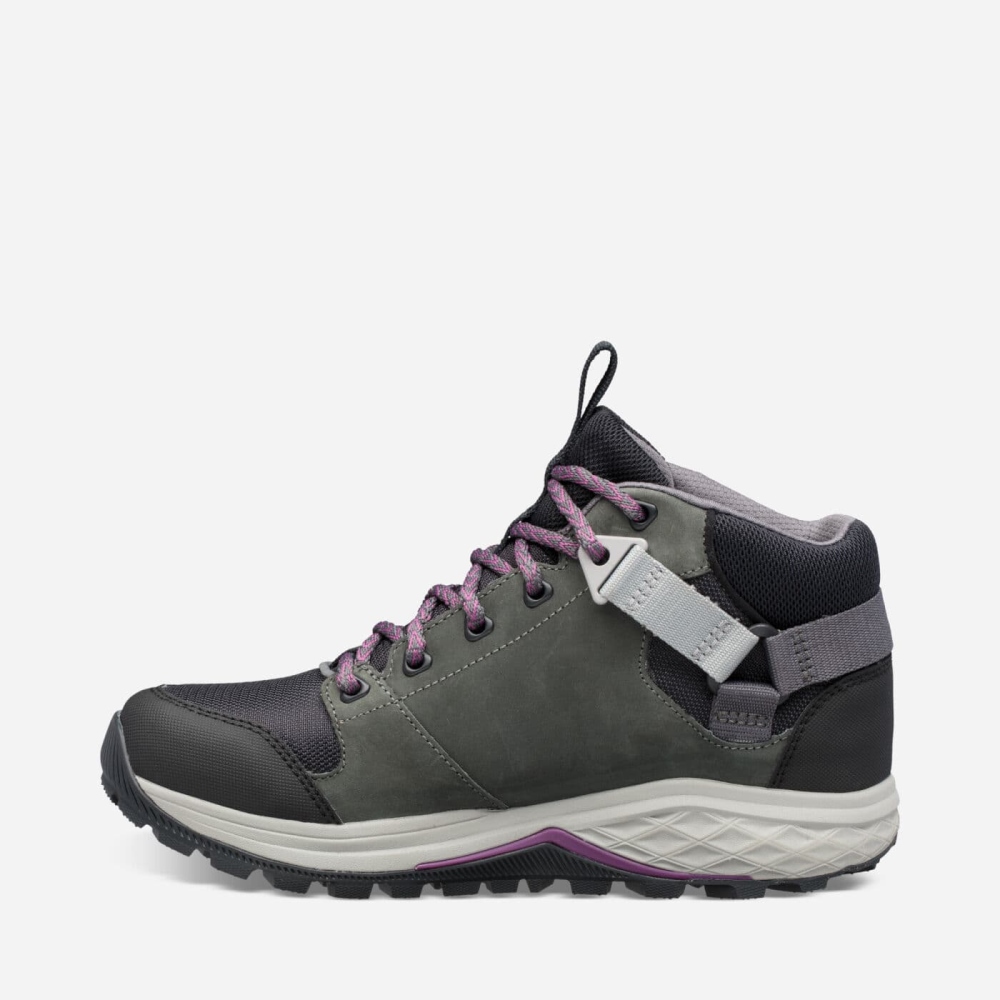 Dark Grey Women's Teva Grandview GTX Hiking Shoes | 746-NILWOX