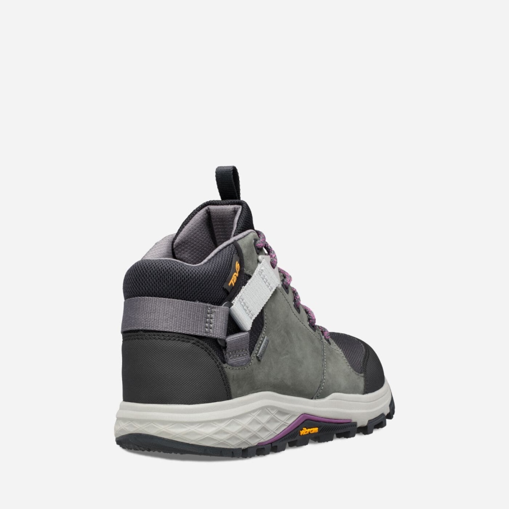 Dark Grey Women's Teva Grandview GTX Hiking Shoes | 746-NILWOX