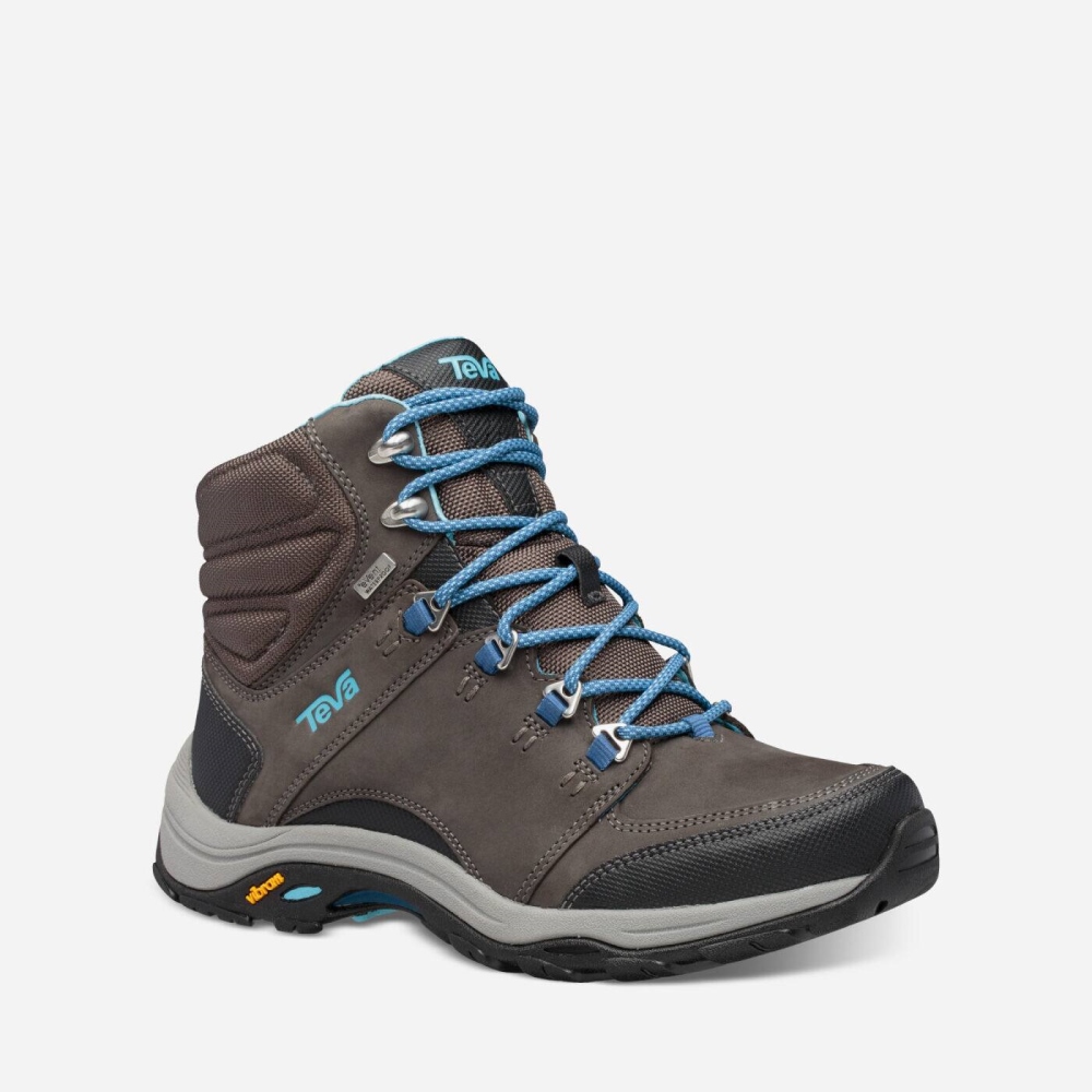 Dark Grey Women's Teva Montara Mid eVent Boots | 821-VMLSHD