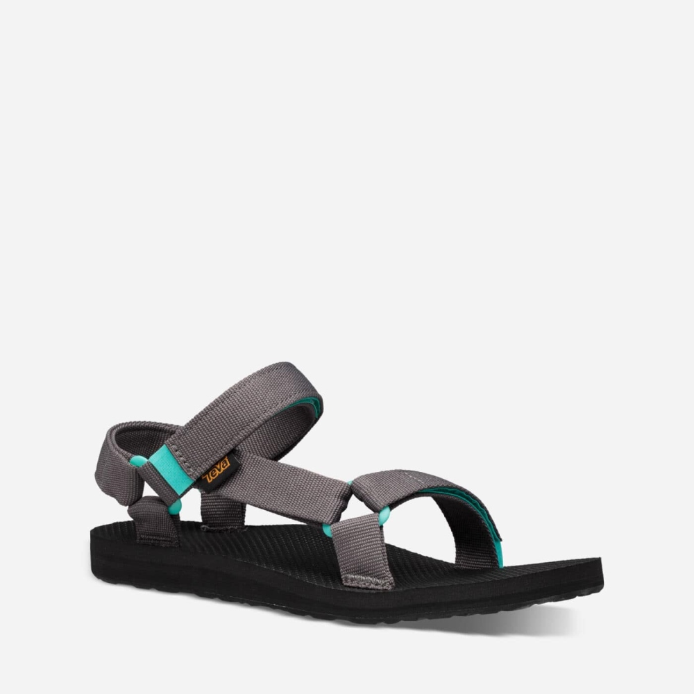 Dark Grey Women's Teva Original Universal Hiking Sandals | 182-RDKVSX