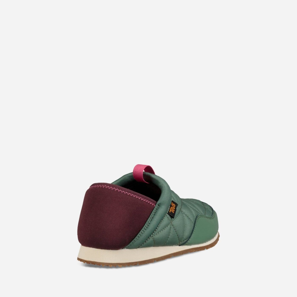 Green Kids' Teva Ember Moc Slippers | 124-MQVREO