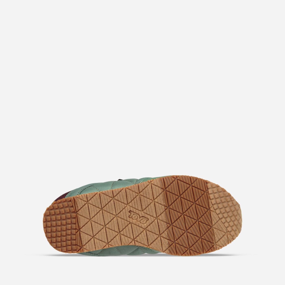 Green Kids' Teva Ember Moc Slippers | 503-PWZKXM