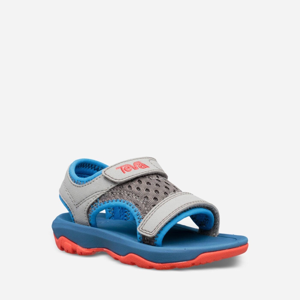 Grey Blue Kids' Teva Psyclone XLT Hiking Sandals | 304-QSAEOM