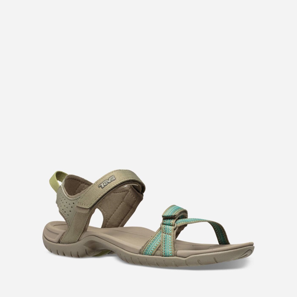 Grey Olive Women's Teva Verra Hiking Sandals | 574-YBMQFI