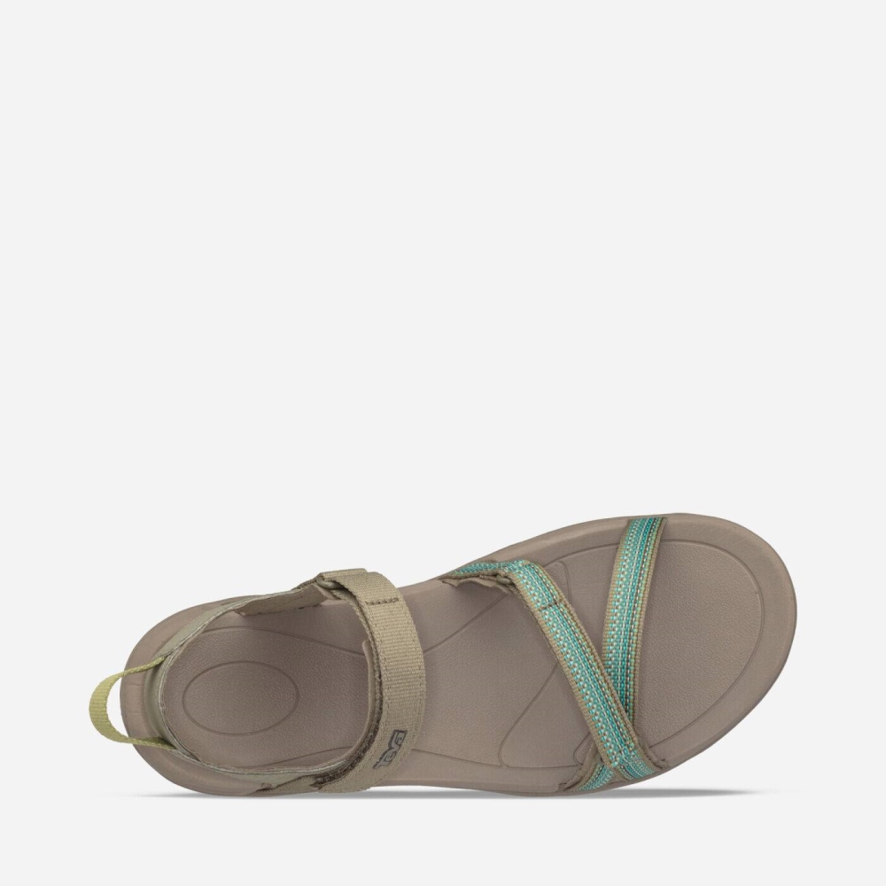 Grey Olive Women's Teva Verra Hiking Sandals | 574-YBMQFI