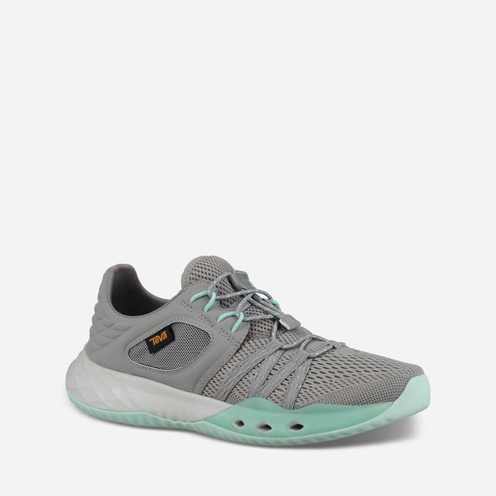 Grey Purple Women's Teva Terra Float Churn Sneakers | 743-ZBLHWY