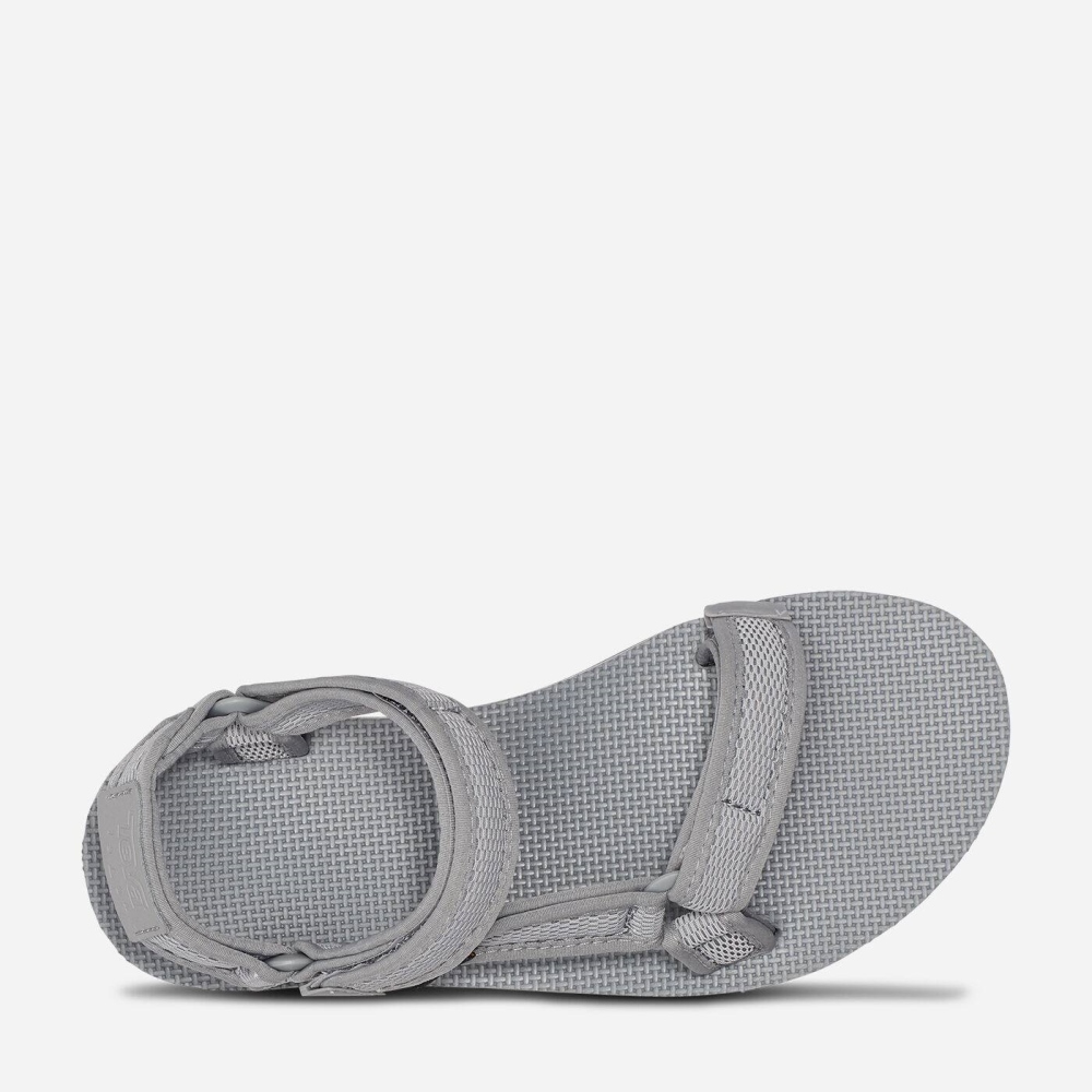 Grey Women's Teva Flatform Universal Mesh Print Flatform Sandals | 680-XZDBRC