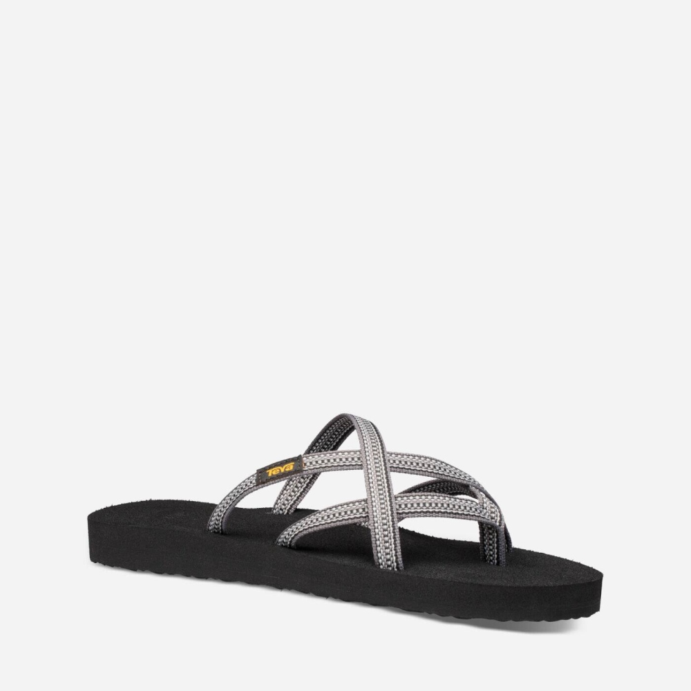 Grey Women's Teva Olowahu Flip Flops | 150-VRXYIA