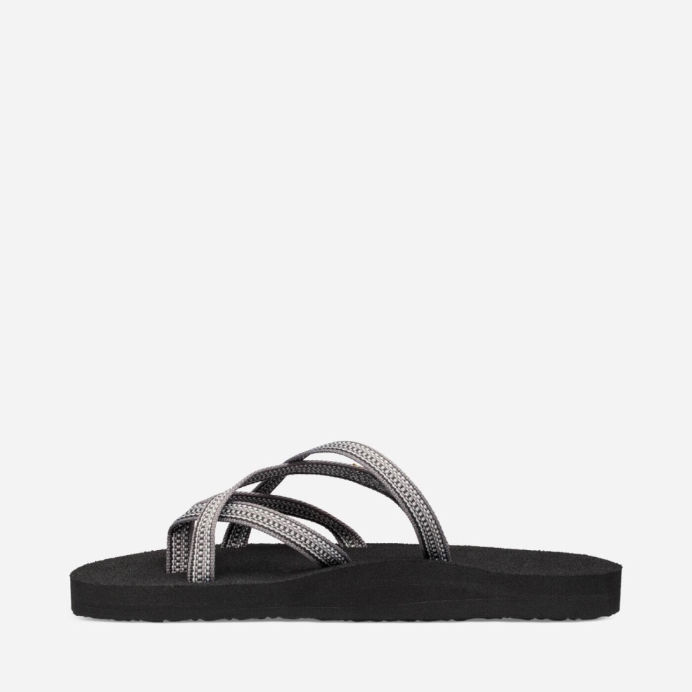 Grey Women's Teva Olowahu Flip Flops | 150-VRXYIA