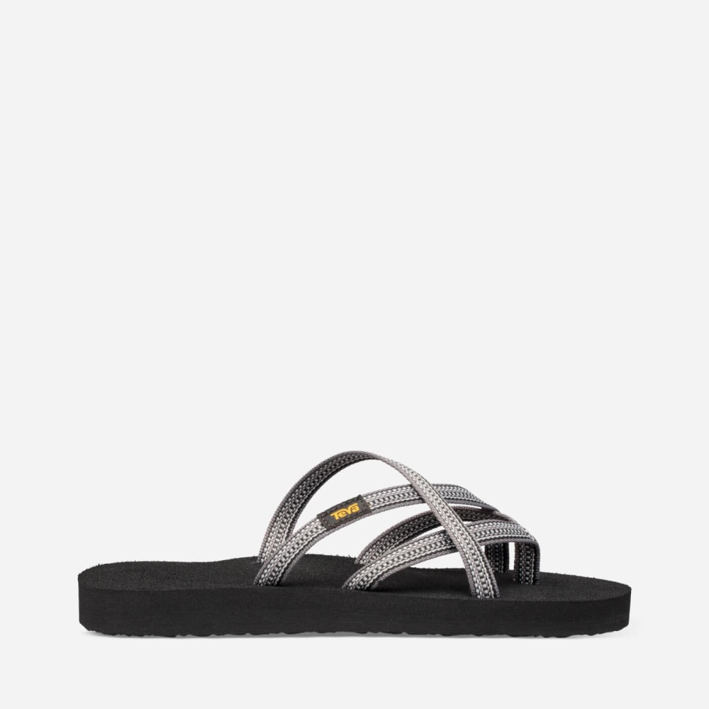 Grey Women\'s Teva Olowahu Flip Flops | 150-VRXYIA