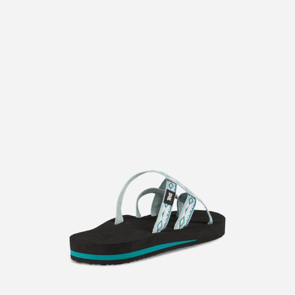 Grey Women's Teva Olowahu Flip Flops | 270-PYWMVZ