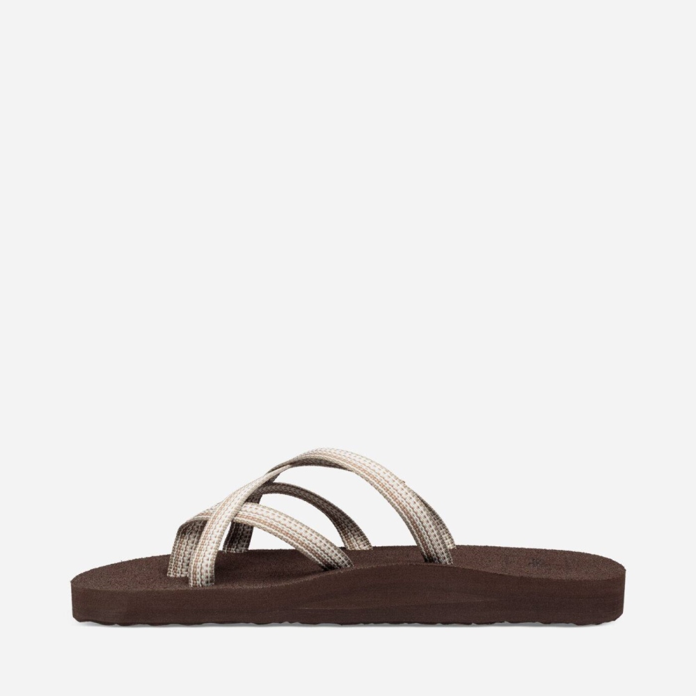 Grey Women's Teva Olowahu Flip Flops | 870-WKHRID