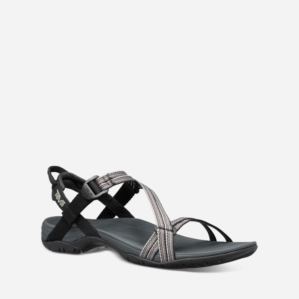 Grey Women's Teva Sirra Hiking Sandals | 514-ZYDNWC