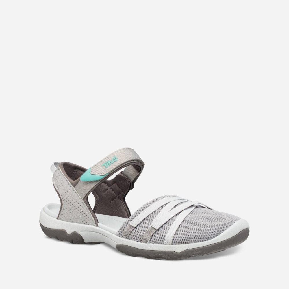 Grey Women's Teva Tirra CT Hiking Sandals | 685-UKQELI