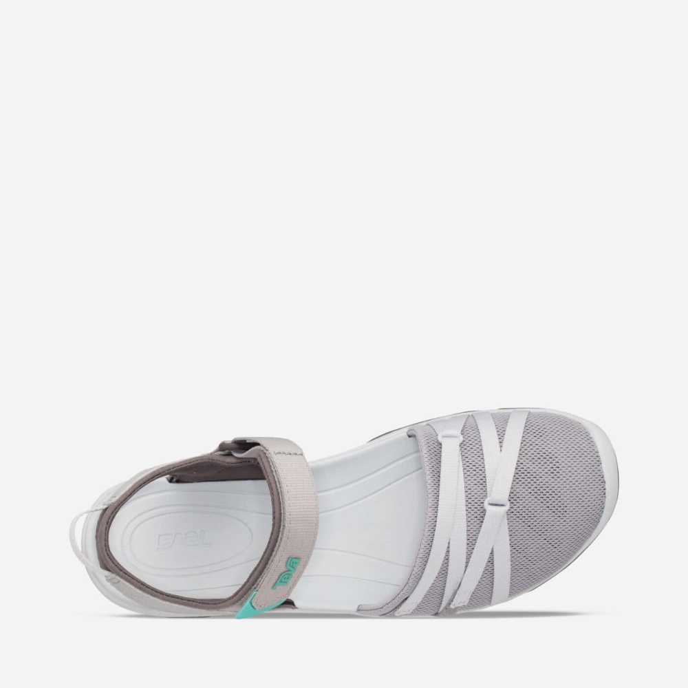 Grey Women's Teva Tirra CT Hiking Sandals | 685-UKQELI