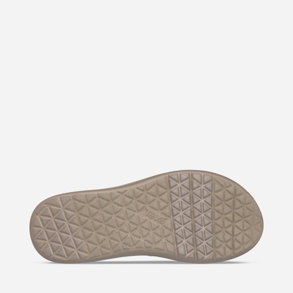 Khaki Green Women's Teva Voya Flip Flops | 435-UJDKOB