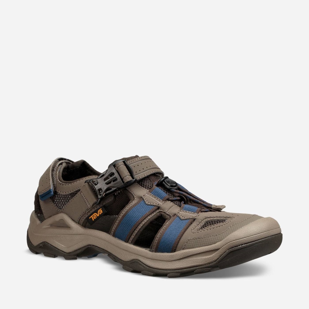 Khaki Men's Teva Omnium 2 Hiking Sandals | 198-OIWEVU