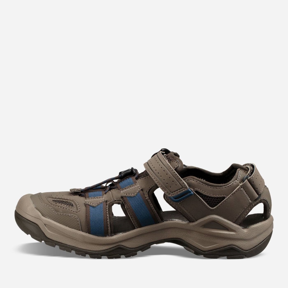 Khaki Men's Teva Omnium 2 Hiking Sandals | 198-OIWEVU