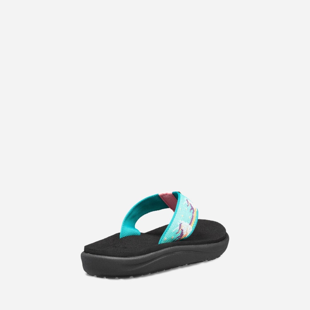 Light Green Kids' Teva Voya Flip Flops | 750-KCQTSU