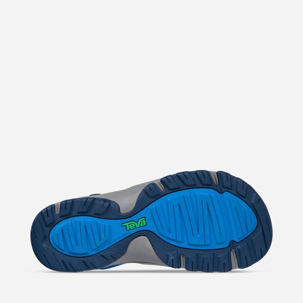 Navy Kids' Teva Manatee Hiking Sandals | 649-OYLPGX