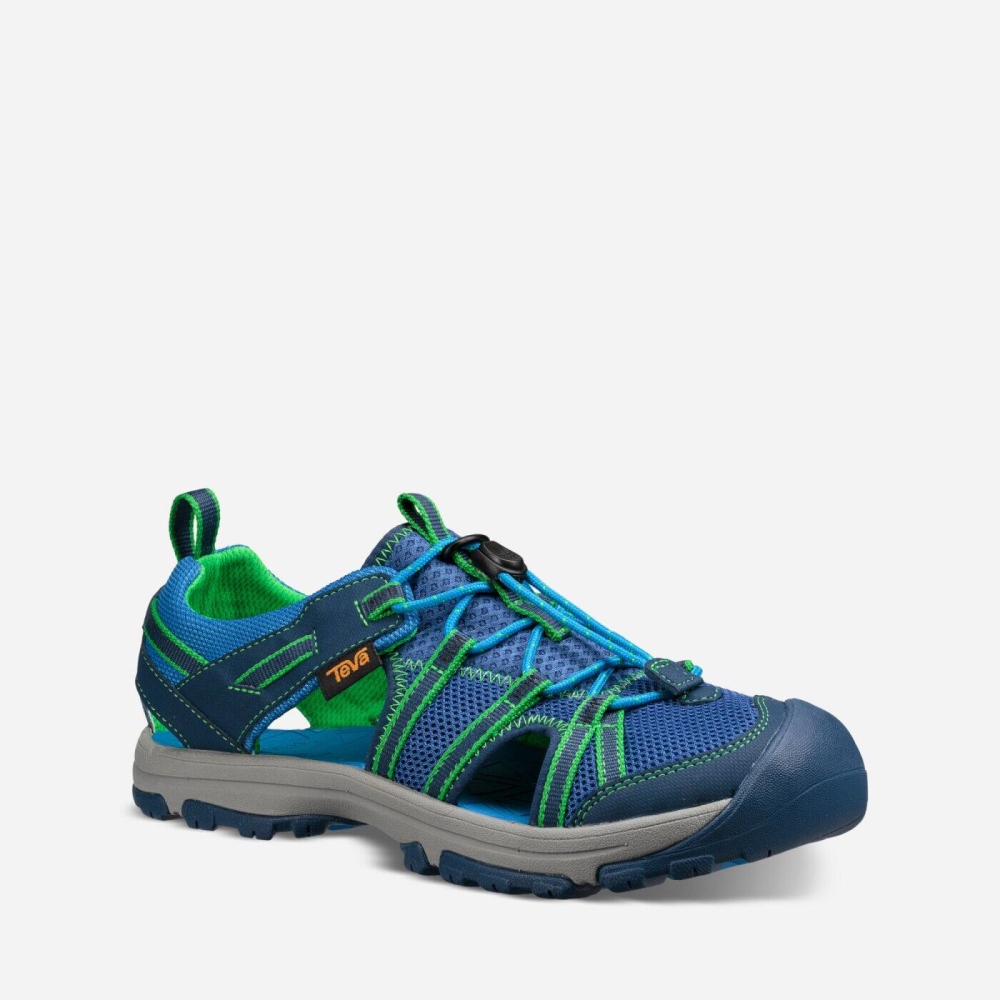 Navy Kids' Teva Manatee Hiking Shoes | 012-XOGDPI