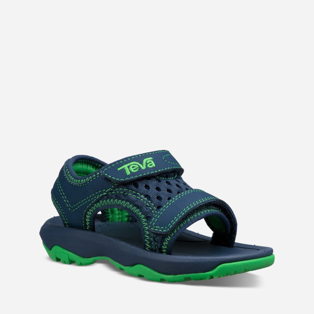 Navy Kids' Teva Psyclone XLT Hiking Sandals | 195-WOIYML