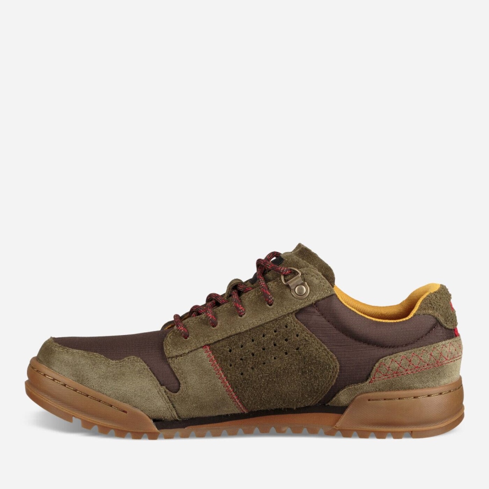 Olive Brown Men's Teva Highside 84 Sneakers | 547-LFPKYW