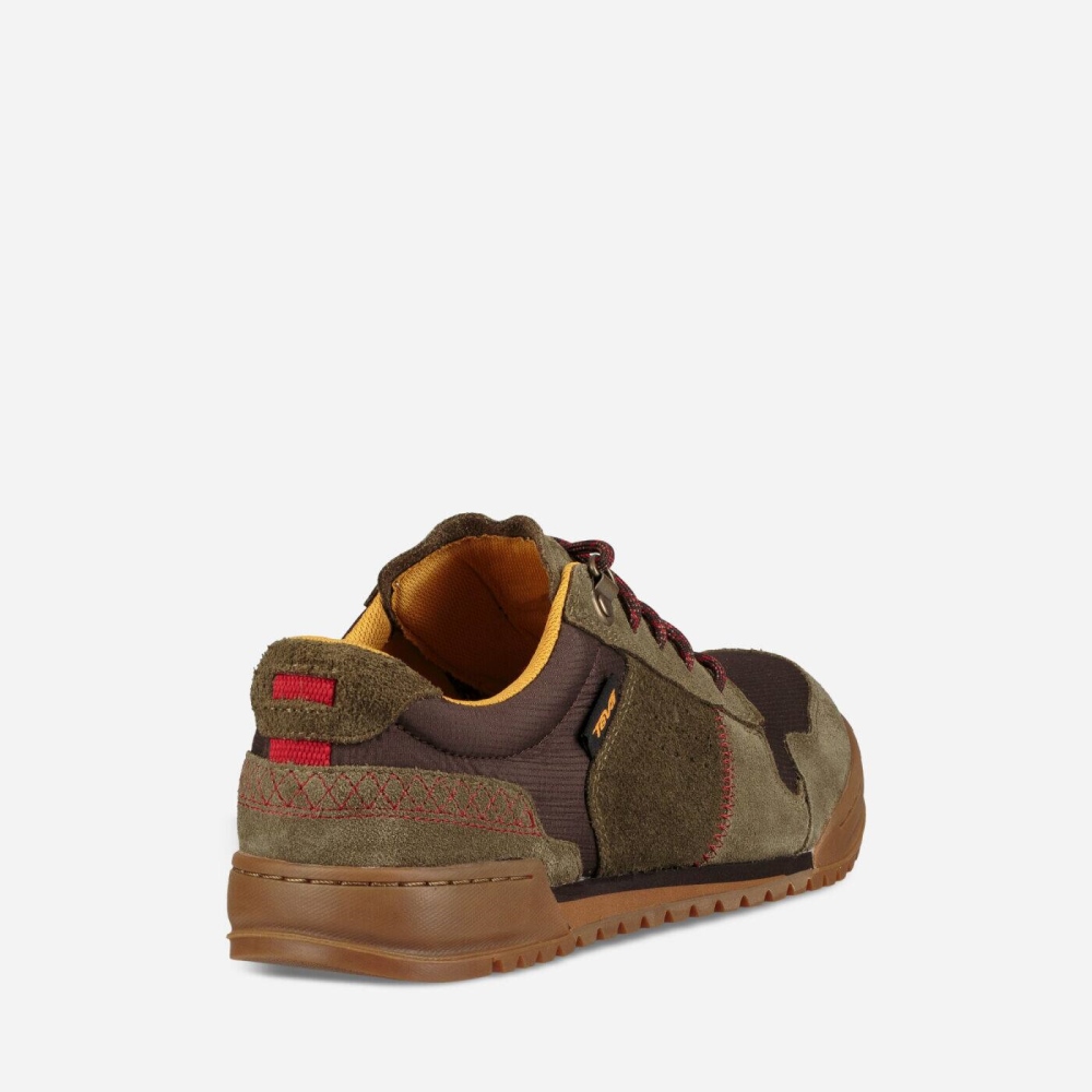 Olive Brown Men's Teva Highside 84 Sneakers | 547-LFPKYW