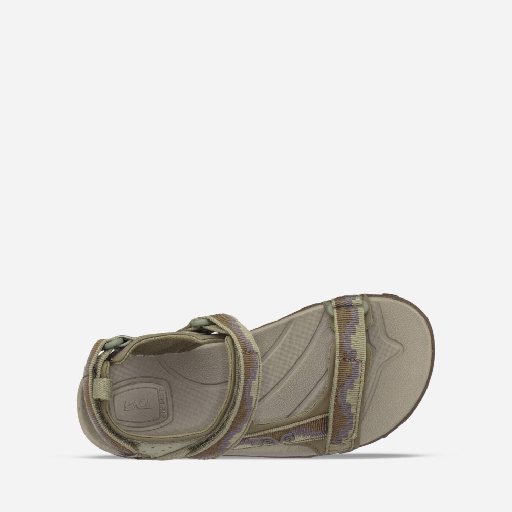 Olive Kids' Teva Tanza Slip On Shoes | 195-CMRAIY