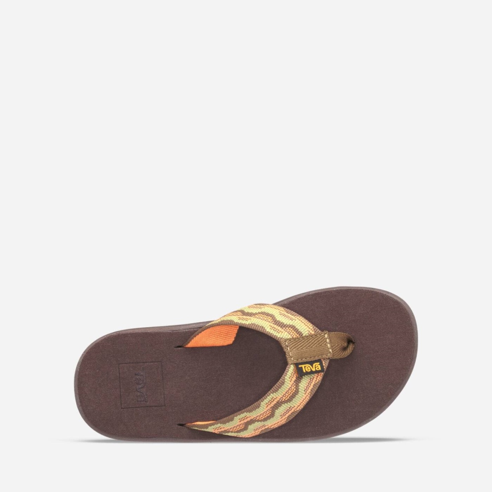 Olive Kids' Teva Voya Flip Flops | 387-ILFYBS