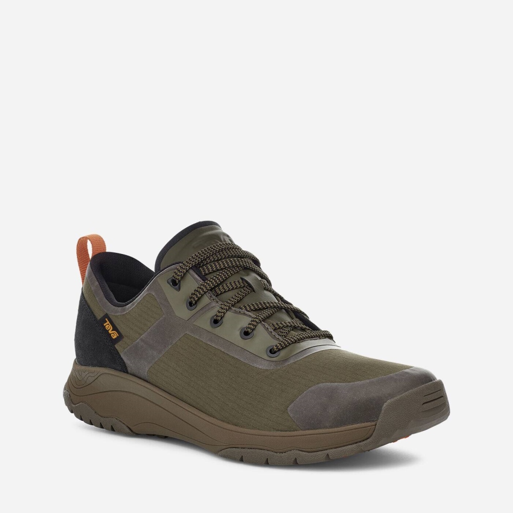 Olive Men's Teva Gateway Low Hiking Shoes | 398-CIMLHE