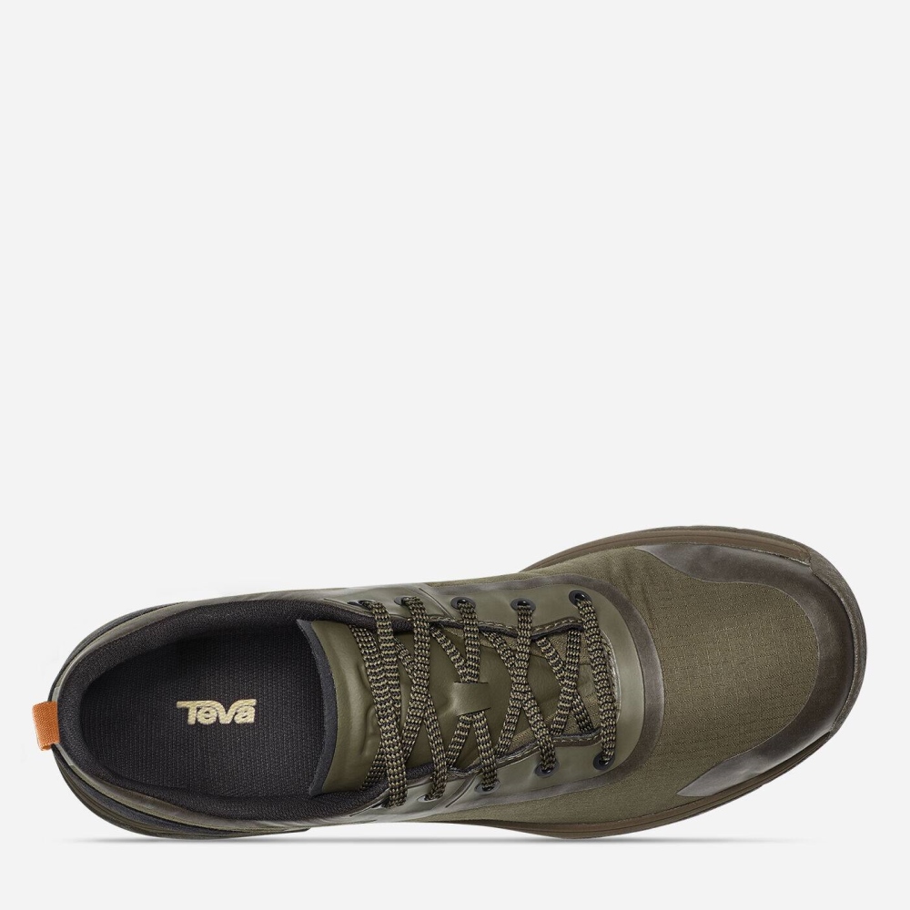 Olive Men's Teva Gateway Low Hiking Shoes | 398-CIMLHE