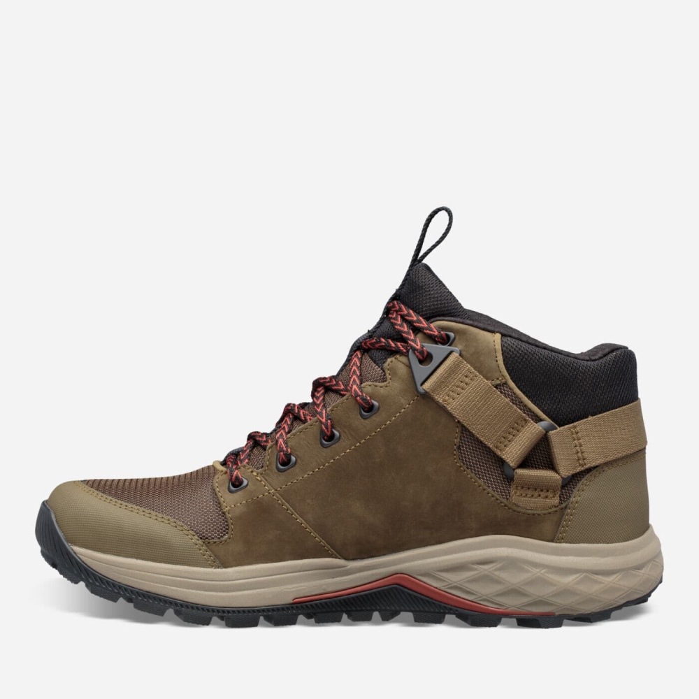 Olive Men's Teva Grandview GTX Boots | 359-XMQEVN