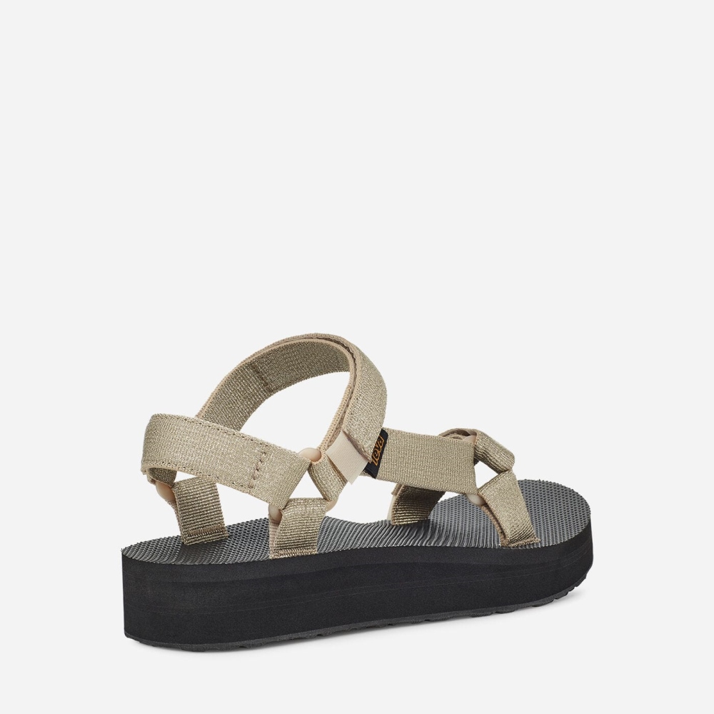 Olive Women's Teva Midform Universal Flatform Sandals | 058-VGKDAJ