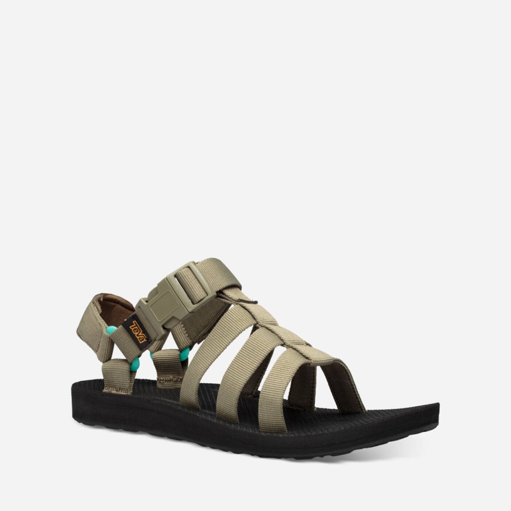 Olive Women's Teva Original Dorado Hiking Sandals | 046-DGQCKH