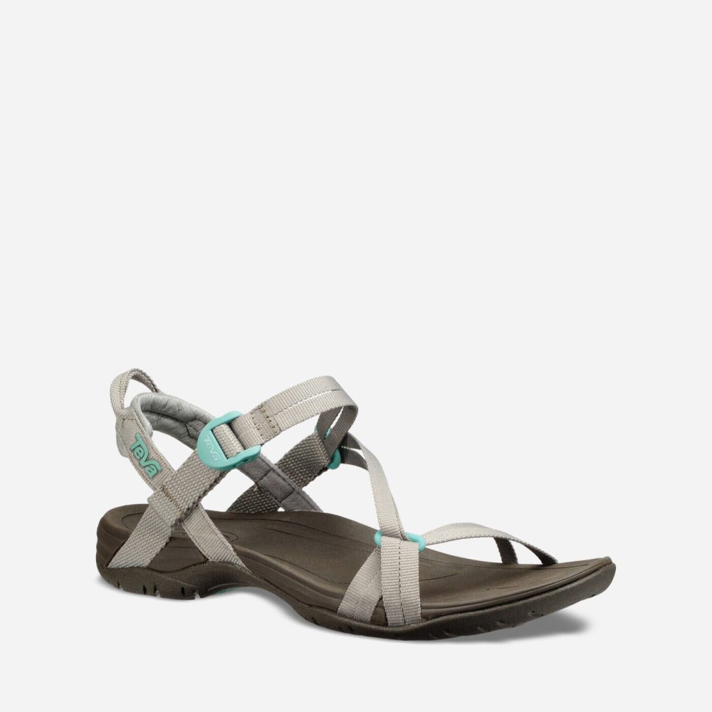 Olive Women's Teva Sirra Hiking Sandals | 186-EROQAJ