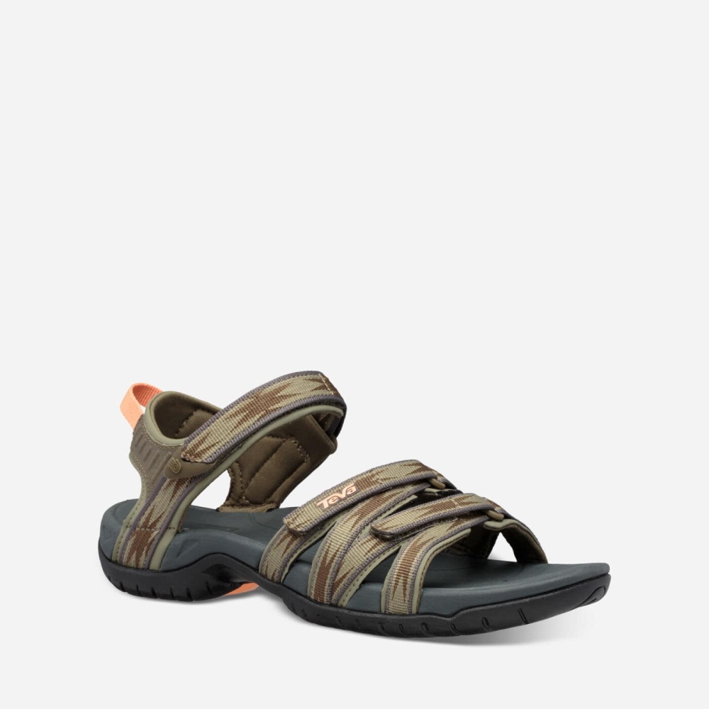 Olive Women's Teva Tirra Hiking Sandals | 160-YDQEBA