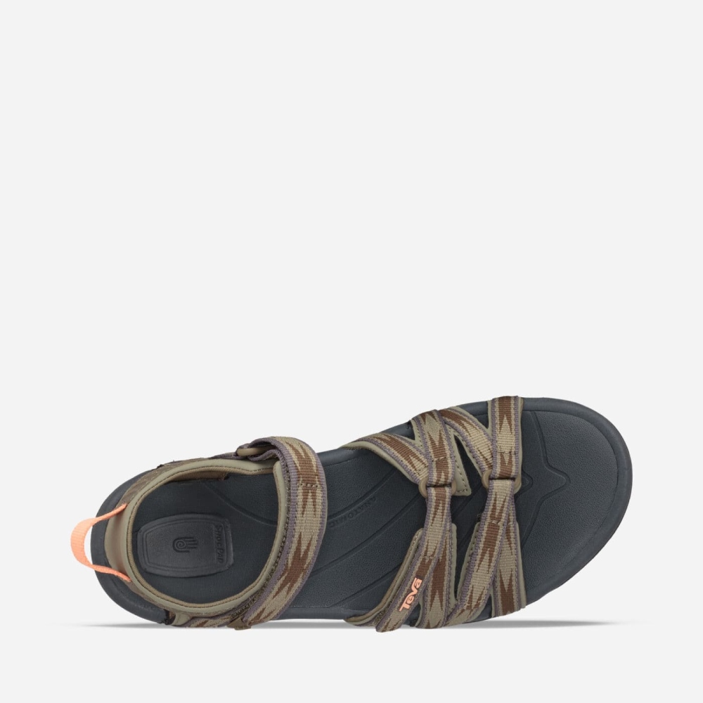 Olive Women's Teva Tirra Hiking Sandals | 160-YDQEBA