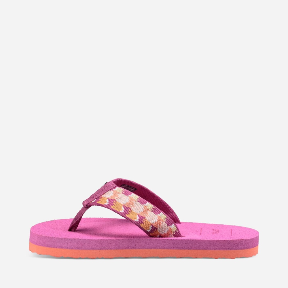 Pink Kids' Teva Mush II Flip Flops | 259-IXWTNC