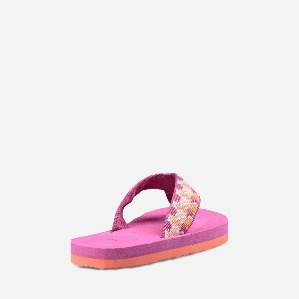 Pink Kids' Teva Mush II Flip Flops | 259-IXWTNC