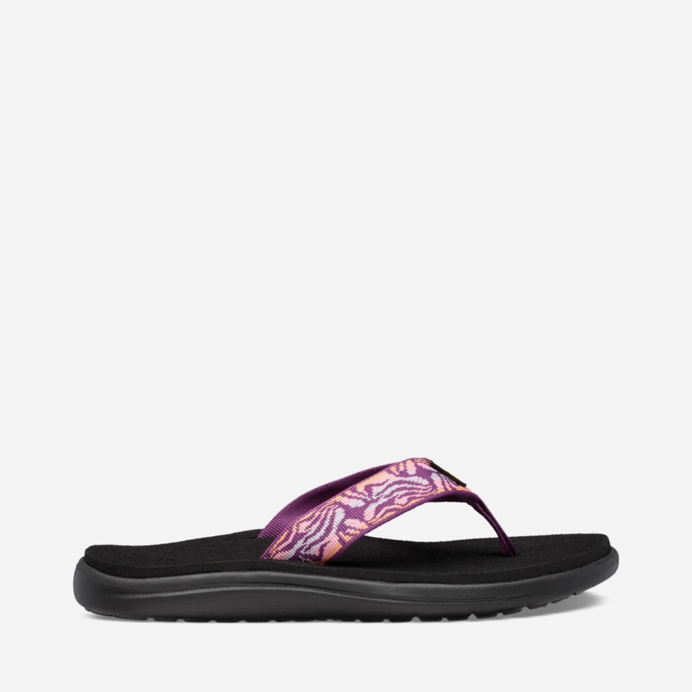 Pink Women\'s Teva Voya Flip Flops | 079-WRXPSZ