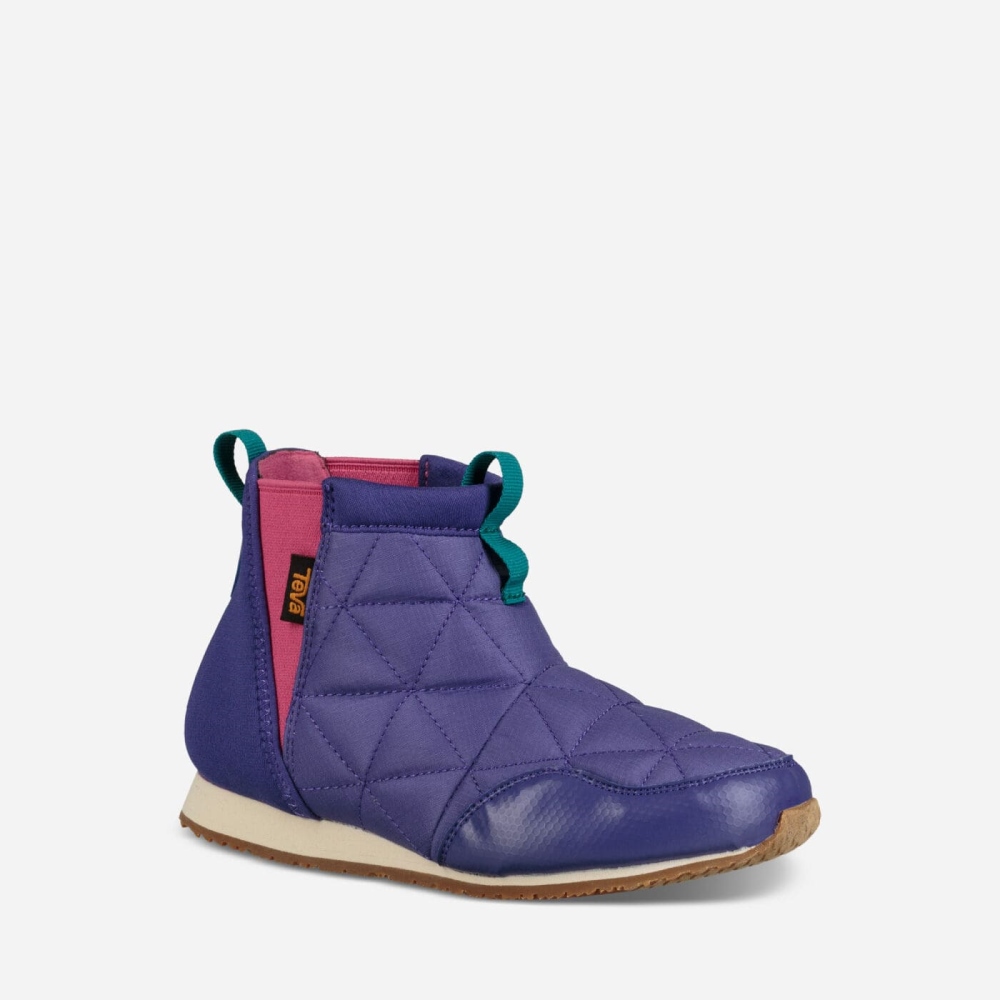 Purple Kids' Teva Ember Mid Boots | 125-JWUMQE