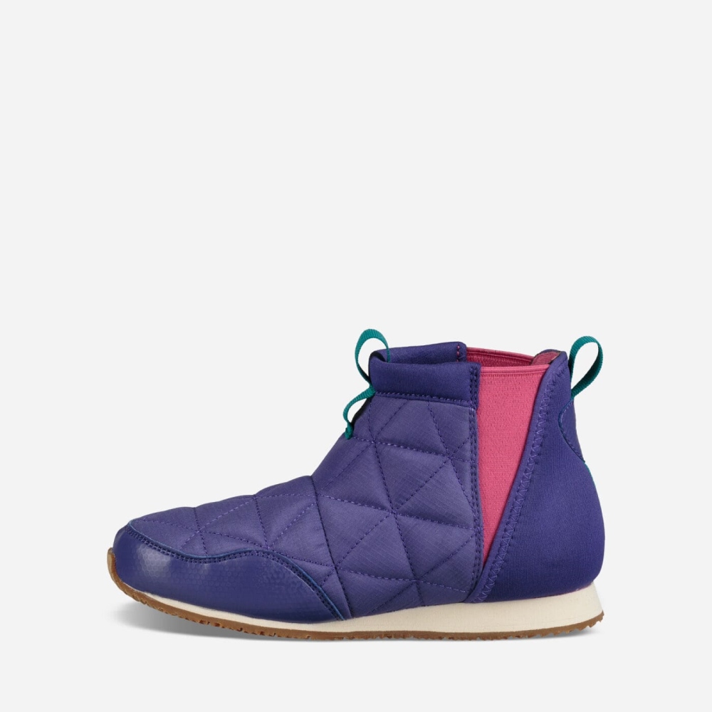 Purple Kids' Teva Ember Mid Boots | 125-JWUMQE