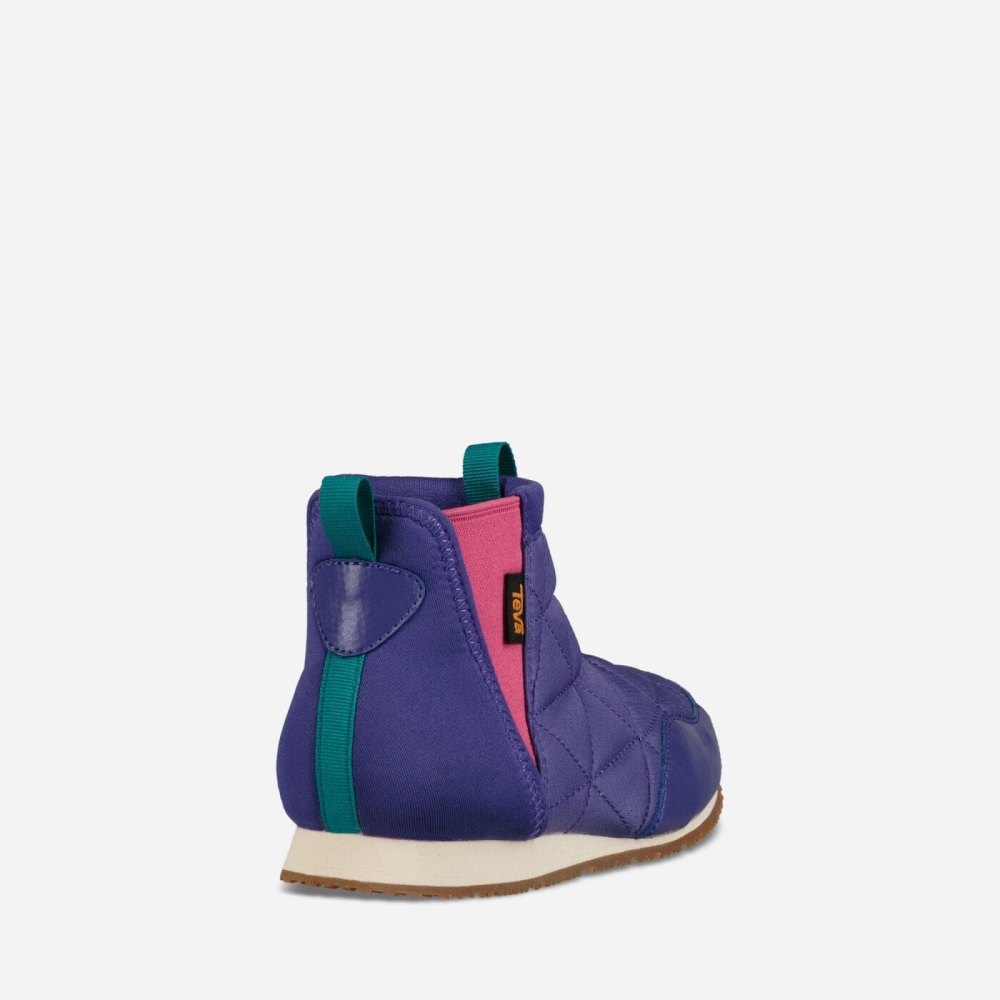 Purple Kids' Teva Ember Mid Boots | 125-JWUMQE