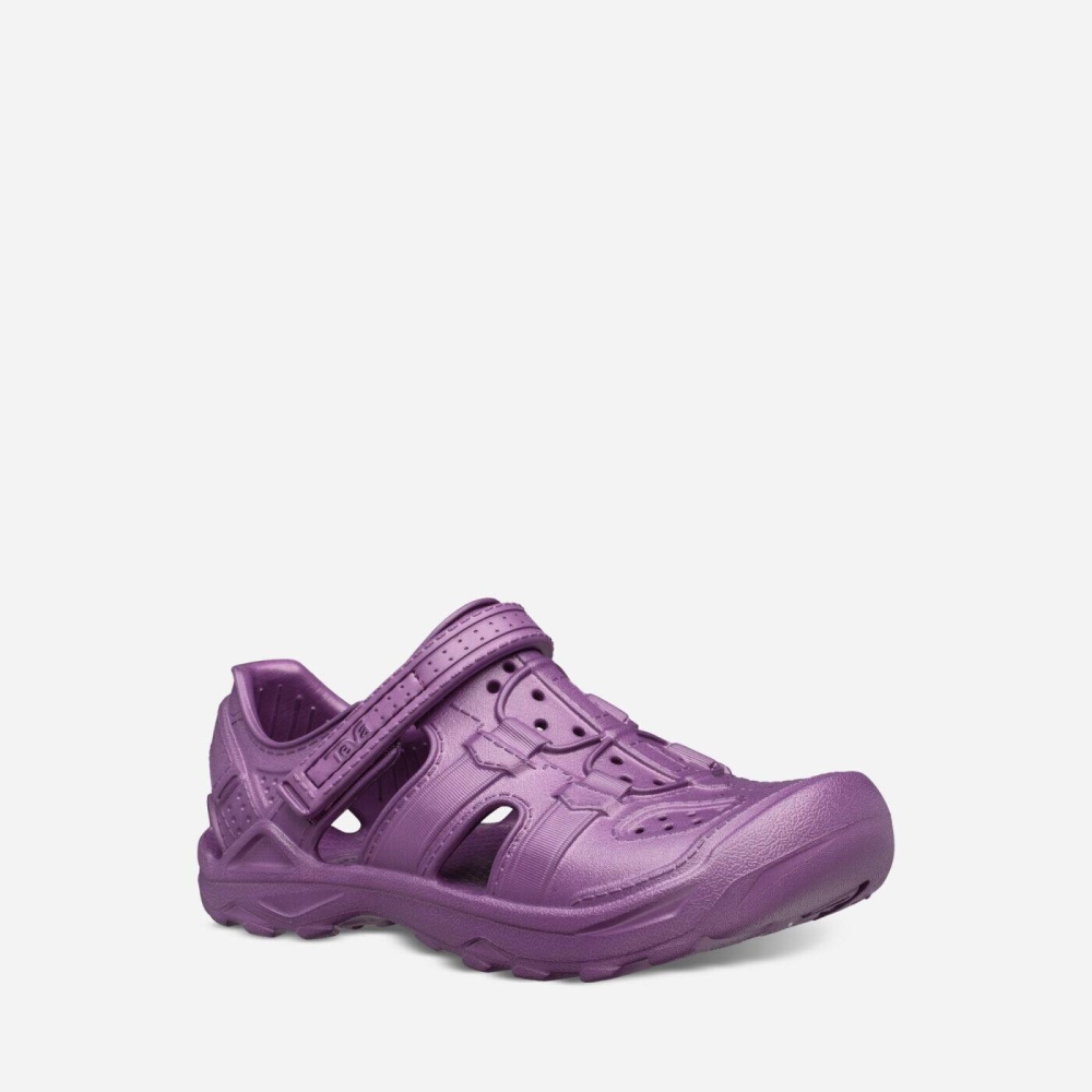 Purple Kids' Teva Omnium Drift Hiking Shoes | 306-YVLOWJ