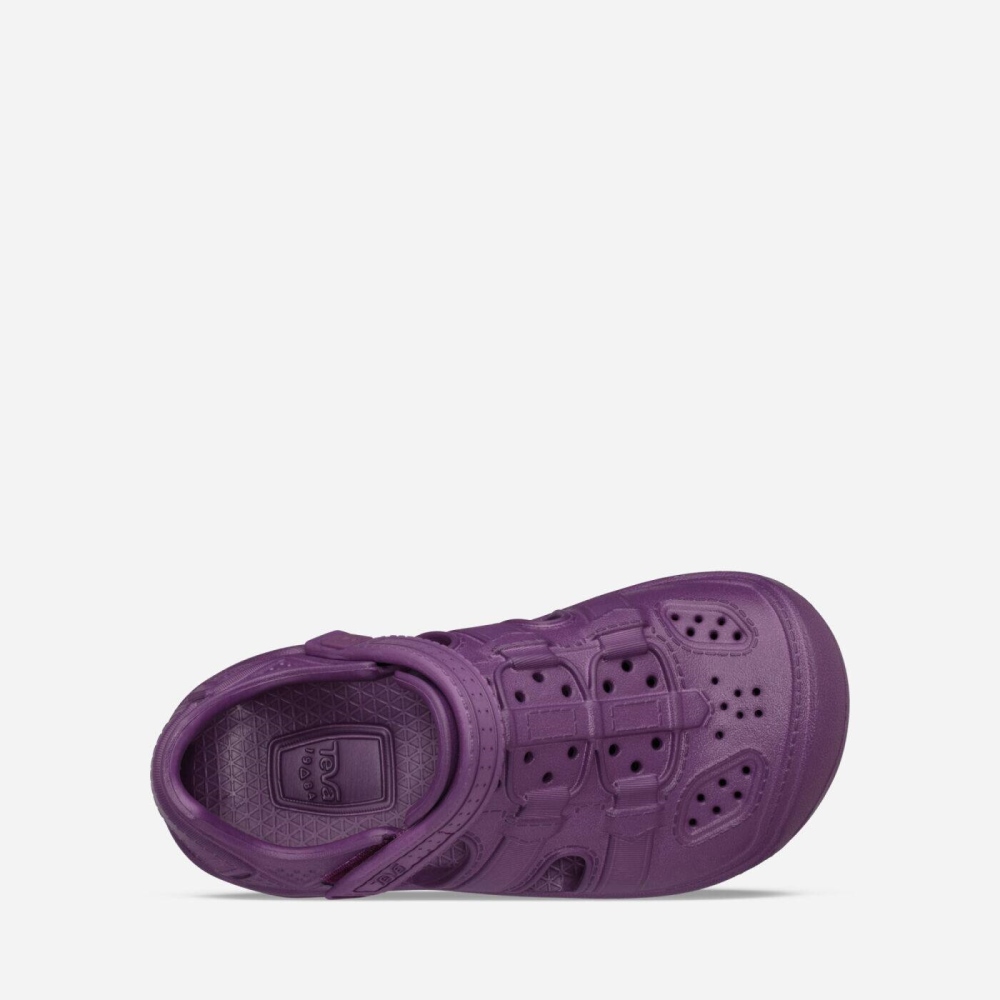 Purple Kids' Teva Omnium Drift Slip On Shoes | 264-VCLMAQ