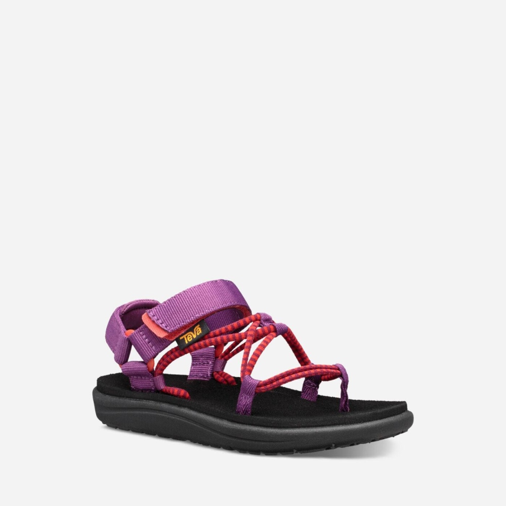 Purple Red Kids' Teva Voya Infinity Hiking Sandals | 256-FETADY