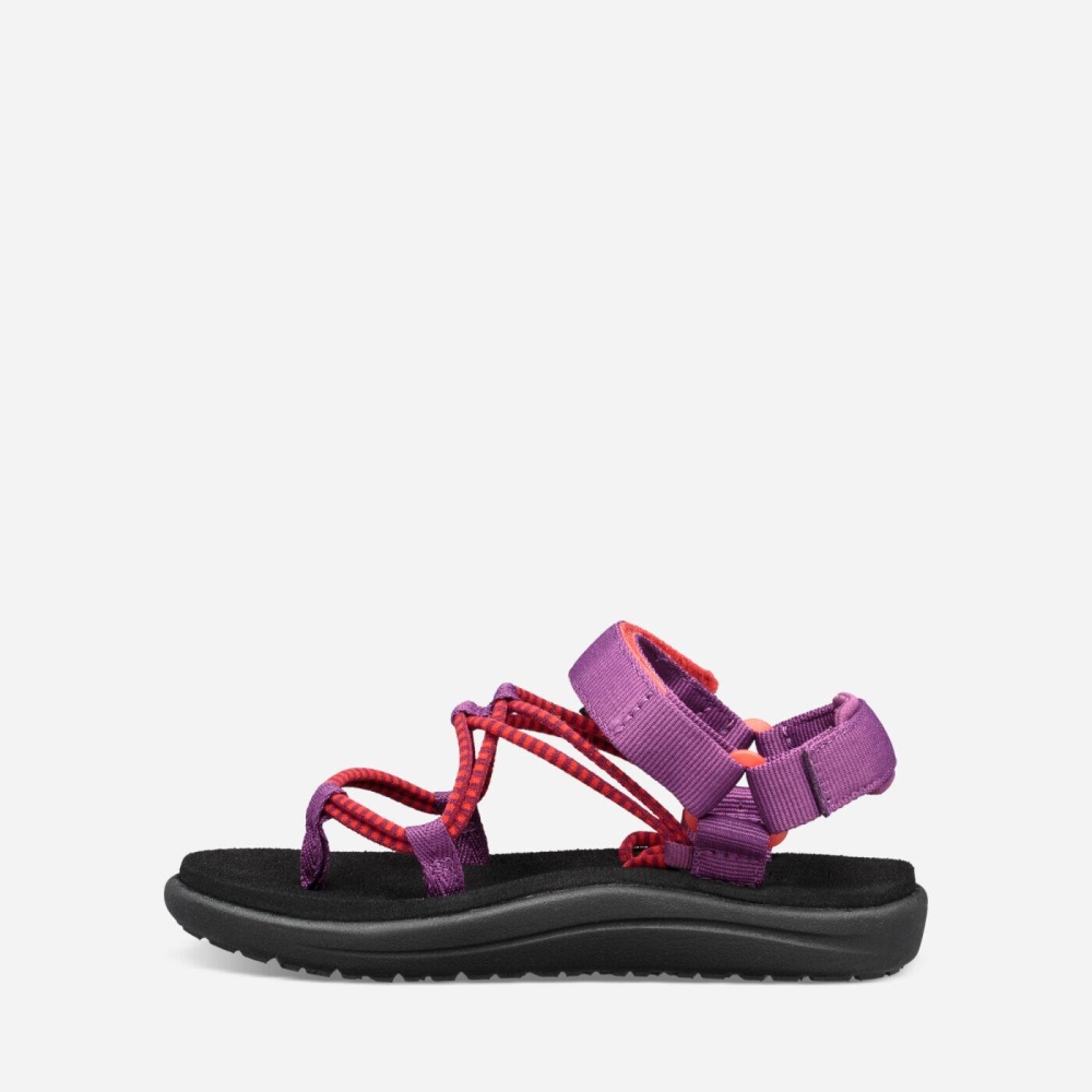 Purple Red Kids' Teva Voya Infinity Hiking Sandals | 256-FETADY