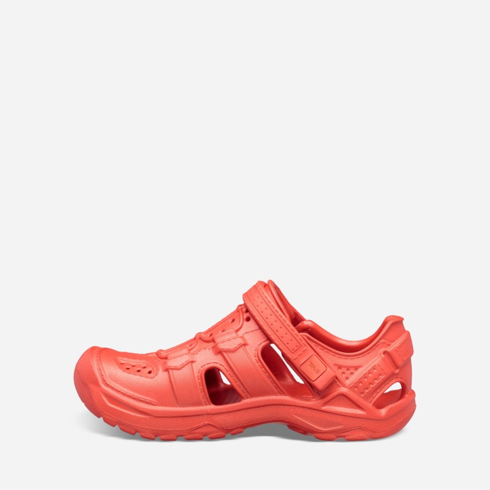 Red Kids' Teva Omnium Drift Slip On Shoes | 105-AQREYX